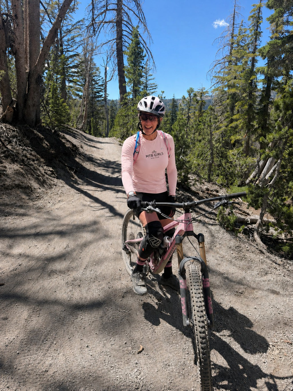 Women's MTB Girls Ride Club Jersey Endurance Air Long-sleeved Tee
