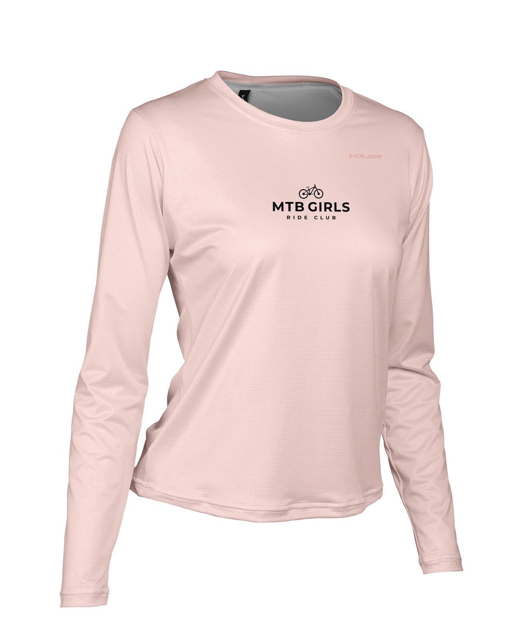 Women's MTB Girls Ride Club Jersey Endurance Air Long-sleeved Tee